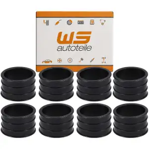 8x Verbindungsmuffe Ansaugstutzen f&uuml;r PORSCHE 911 2.7 3.0 3.3 1978-1983 928 92811015801