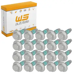 20x Schraube Sechskantbundschraube M8X25 Unterfahrschutz f&uuml;r AUDI VW N0195306