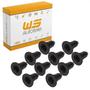 10x Clips Befestigungsclips Halteclip Verkleidung f&uuml;r AUDI SEAT SKODA VW 3C0853586