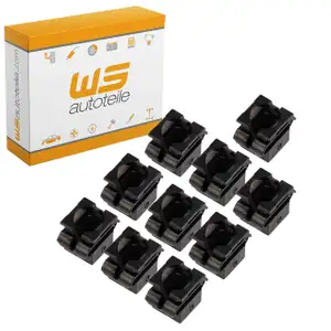 10x Clips Befestigungsclips Halteclip Verkleidung f&uuml;r AUDI SEAT SKODA VW 4A0805163