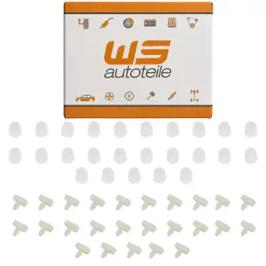 25x T&uuml;lle + Stopfen Clips Rammschutzleiste Sto&szlig;stange f&uuml;r PORSCHE 911 1973-1990