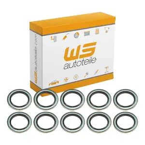 10x Dichtring &Ouml;lablassschraube f&uuml;r JEEP 2.2 CRD 4x4 OPEL 1.9/2.0 CDTi 652259 / 55196309