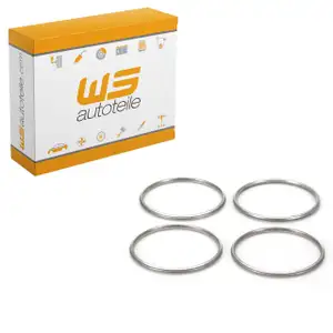 4x Auspuffdichtung Dichtung Abgasrohr für PORSCHE 944 2.5 Turbo 220/250 PS 94411120504