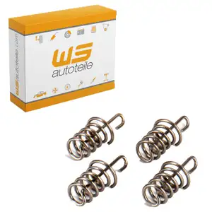 4x Feder Bremsbacken für PORSCHE 997 991 992 Boxster Panamera Taycan hinten 298609583