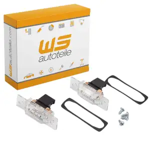 2x LED Kennzeichenleuchte für FORD Galaxy WGR SEAT Alhambra 7V VW Sharan 7M