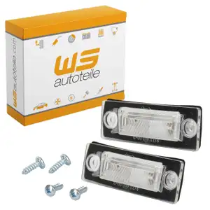 2x Kennzeichenleuchte für SKODA SUPERB I VW CADDY III GOLF PLUS PASSAT TOURAN T5