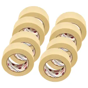 6 rolls of masking tape, painter's tape, masking tape, painter's tape, 50 mm x 50 m