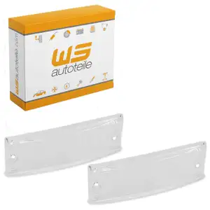 2x Blinker Blinkerglas Sto&szlig;stange WEISS f&uuml;r PORSCHE 911 2.7-3.3 1974-90 vorne 91163191400