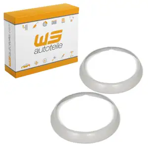 2x Rahmen Scheinwerfer für PORSCHE 911 1973-1989 964 links + rechts 91163114100