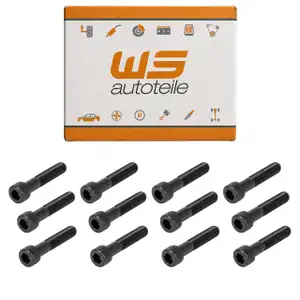 12x Schraube M10 Antriebswelle f&uuml;r PORSCHE 911 3.2 3.3 964 928 959 90006712301