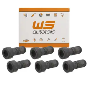 6x Schraube M12x1,25x27,5 Schwungscheibe f&uuml;r PORSCHE 911 2.0 bis 1969 99906700702