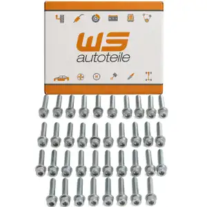 38x Schraube M6 Zylinderkopfhaube f&uuml;r PORSCHE 993 Carrera / Turbo / GT2 90006723801