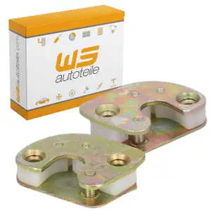 2x Schlie&szlig;keil T&uuml;rschloss GELB VERZINKT f&uuml;r PORSCHE 911 ab 1973 964 links + rechts