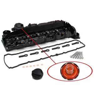 Ventildeckel + Deckel + Schraube D&uuml;senhalter f&uuml;r BMW 3er 4er 5er 7er X4 X5 X6 25/30d N57