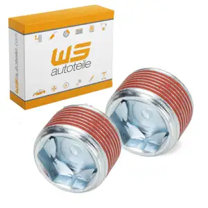 2x Verschlussschraube Getriebegehäuse M24x1,5x17 für PORSCHE 924 944 986 987 WHT001937