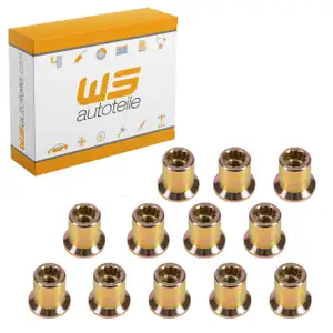 12x Zylinderkopfmutter für PORSCHE 964 993 3.6 Carrera + 3.3 Turbo 96410438201