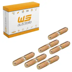 6x Stehbolzen W&auml;rmetauscher M8x20mm f&uuml;r PORSCHE 356 911 964 993 912 914 924 99906200602