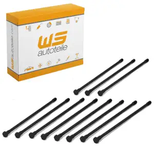 11x Zylinderkopfschraube f&uuml;r PORSCHE 911 2.0-2.7 63-1977 914 /6 2.0 90110117300