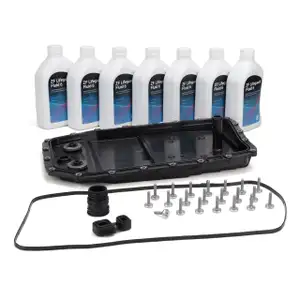 Getriebe&ouml;lwanne + 7L ZF Getriebe&ouml;l f&uuml;r BMW E90-93 E60 E61 E63 E64 X3 X5 X6 6HP26 6HP28