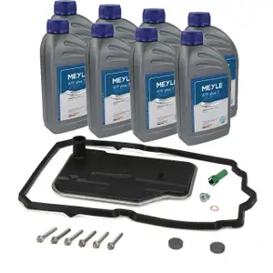 Getriebefilter Satz + 8L MEYLE ATF Plus 7 Getriebe&ouml;l f&uuml;r MERCEDES 7-Gang 722.9