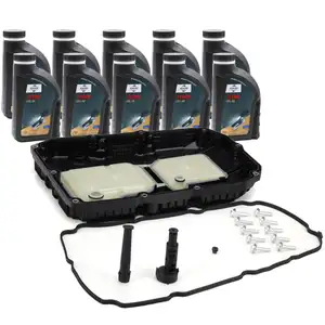 Ölwanne Automatikgetriebe 9G-TRONIC 725 + 10L FUCHS Automatikgetriebeöl für MERCEDES