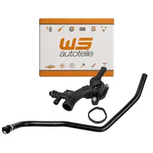 K&uuml;hlmittelflansch + Sensor + K&uuml;hlerschlauch f&uuml;r OPEL Astra J Cascada Zafira Tourer C 1.4