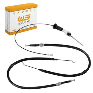 3x Handbremsseil Feststellbremse f&uuml;r VW California Transporter T4 ab Fgst. vorne + hinten