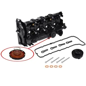 Ventildeckel + Dichtung + Deckel + Schraube D&uuml;senhalter f&uuml;r BMW F20 E90 F30 F10 X1-5 N47