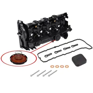 Ventildeckel + Dichtung + Deckel + Schraube D&uuml;senhalter f&uuml;r BMW 3er E90 E91 E92 E93 N47