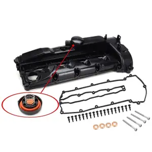 Ventildeckel + Dichtung + Schraube D&uuml;senhalter f&uuml;r MERCEDES W204 W205 W212 W166 OM651