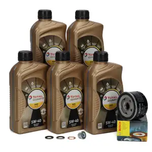 5L TOTAL QUARTZ 9000 ENERGY 5W-40 Engine Oil + BOSCH Oil Filter for DACIA, NISSAN, OPEL, RENAULT