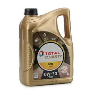 5L 5 Liter TOTAL QUARTZ 9000 ENERGY 0W-30 Motor&ouml;l MB 229.5 VW 502/505.00 VCC95200356