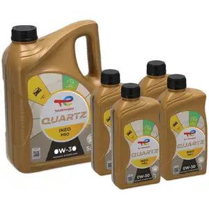 9L 9 Liter TOTAL QUARTZ INEO PRO 0W-30 Motor&ouml;l Stellantis FPW9.55535-DH1