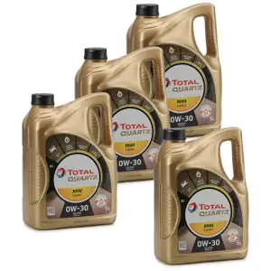 20L 20 Liter TOTAL QUARTZ 9000 ENERGY 0W-30 Motor&ouml;l MB 229.5 VW 502/505.00 VCC95200356