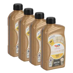 4L 4 Liter TOTAL QUARTZ INEO RCP 5W-30 Motor&ouml;l f&uuml;r Stellantis FPW9.55535/03 PSA B71 2290
