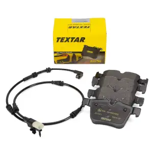 TEXTAR 2214101 Bremsbeläge + Warnsensor für LAND ROVER Range Rover Evoque L551 hinten