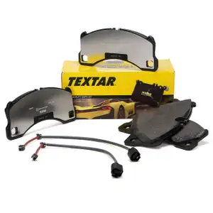 TEXTAR 2455301 Bremsbel&auml;ge + Wako f&uuml;r PORSCHE Cayenne (9PA) 1LP Touareg (7L) 1LT/1LU vorne