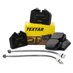TEXTAR 2087709 Bremsbeläge + Warnkontaktsensor für PORSCHE 944 3.0 S2 968 3.0 hinten