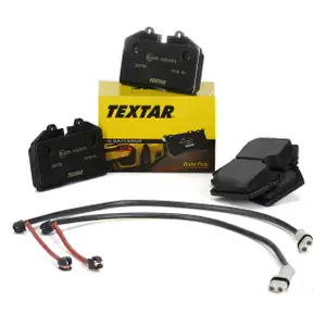 TEXTAR 2087709 Bremsbel&auml;ge + Wako f&uuml;r PORSCHE 968 3.0 / Turbo S ohne Sportfahrwerk hinten