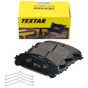 TEXTAR 2445201 Bremsbel&auml;ge Bremskl&ouml;tze f&uuml;r TOYOTA Camry V7 Rav 4 4 5 LEXUS NX RX vorne