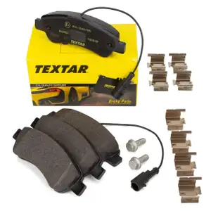 TEXTAR 2446503 Bremsbel&auml;ge + Sensor f&uuml;r CITROEN Jumper 2 FIAT Ducato OPEL PEUGEOT hinten