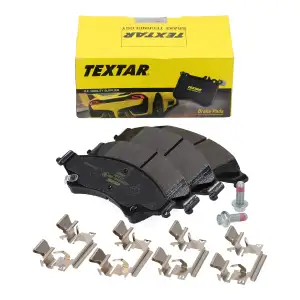 TEXTAR 2563201 Bremsbel&auml;ge Bremskl&ouml;tze f&uuml;r FORD Ranger TKE/Crew VW Amarok T1 vorne