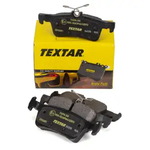 TEXTAR 2596801 Bremsbel&auml;ge f&uuml;r PEUGEOT 308 2 2 268mm ohne elektr. Feststellbremse hinten