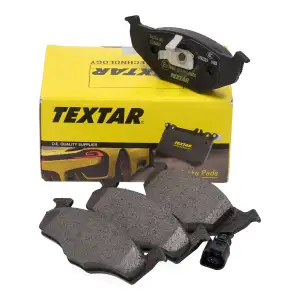 TEXTAR 2186801 Bremsbeläge + Warnsensor für VW Polo 9N 1.2 ohne Servo SKODA 1 2 vorne
