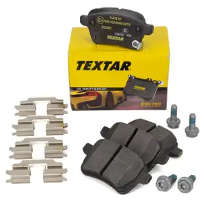 TEXTAR 2222001 Bremsbel&auml;ge Bremskl&ouml;tze Bremssteine f&uuml;r OPEL Adam Corsa E 15/16 Zoll hinten