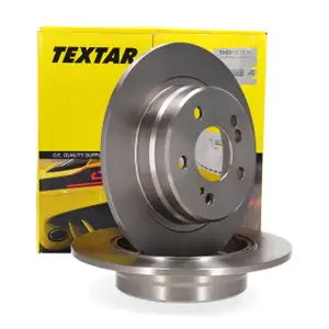 TEXTAR Bremsscheiben Satz &Oslash; 278mm f&uuml;r MERCEDES W201 E2.5-16 SL R129 hinten 129423001264