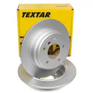 TEXTAR 92076603 Bremsscheiben Satz f&uuml;r BMW 5er E39 Limo 520i 523i 520d 525td hinten