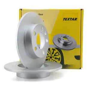 TEXTAR 92082503 Bremsscheiben Satz f&uuml;r AUDI A1 A2 A3 TT VW Bora Golf 4 Polo hinten