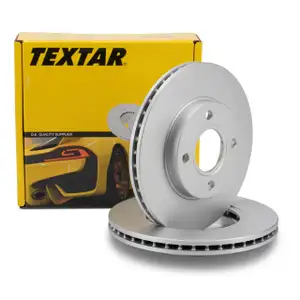 TEXTAR 92096203 Bremsscheiben &Oslash; 258mm f&uuml;r FORD Fiesta 4 5 Focus 1 Ka Courier Fusion vorne