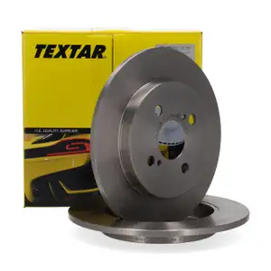 TEXTAR Bremsscheiben Satz &Oslash; 259mm f&uuml;r TOYOTA Charade 8 IQ Yaris P9 Hinterachse